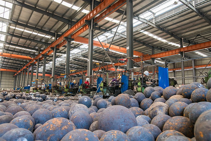 山南网架配件车间